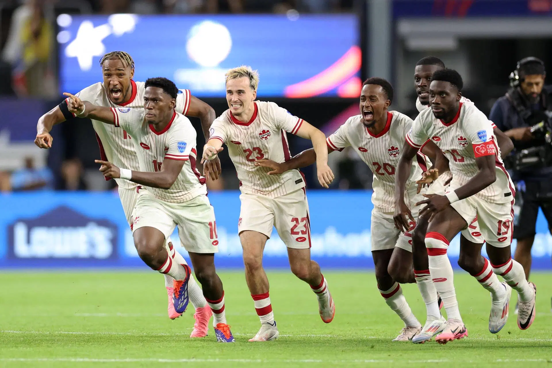 Canadá hace historia y derrota a Venezuela en los cuartos de final de la copa América