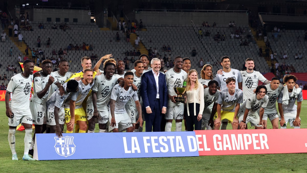 Mónaco golea al Barcelona en el trofeo Joan Gamper