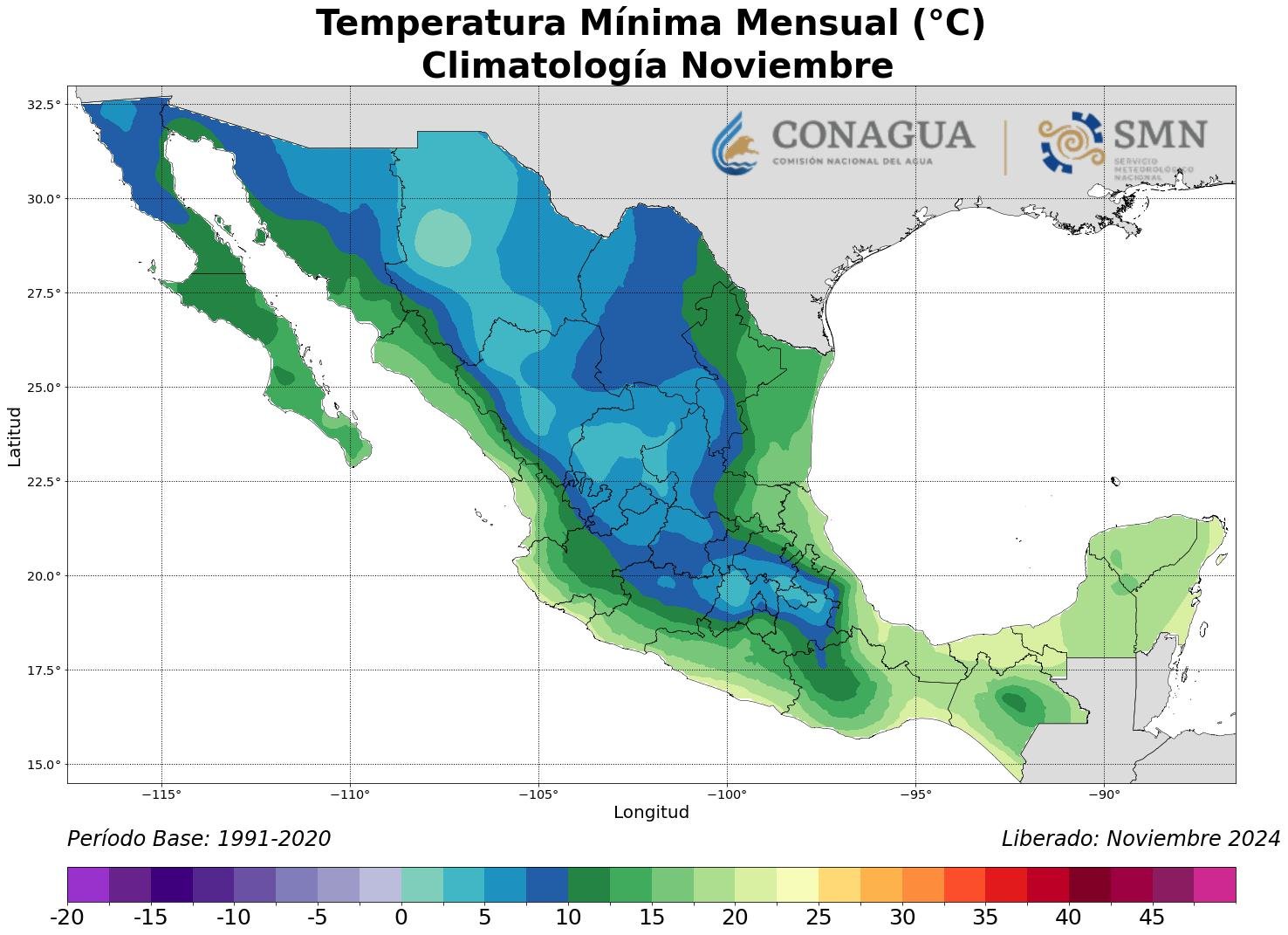 Un fin de semana de frío en México: Conagua pronostica descensos de temperatura y posibles heladas