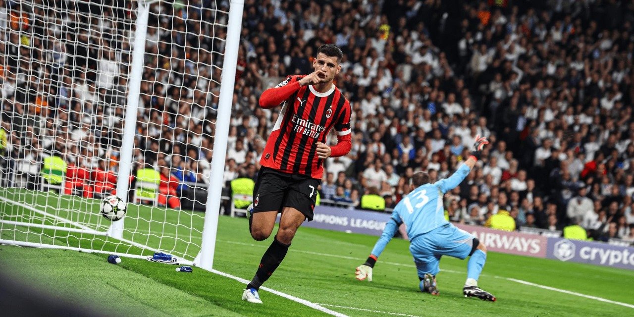 Milan vence 3-1 al Real Madrid en el Bernabéu y complica su avance en la Champions League