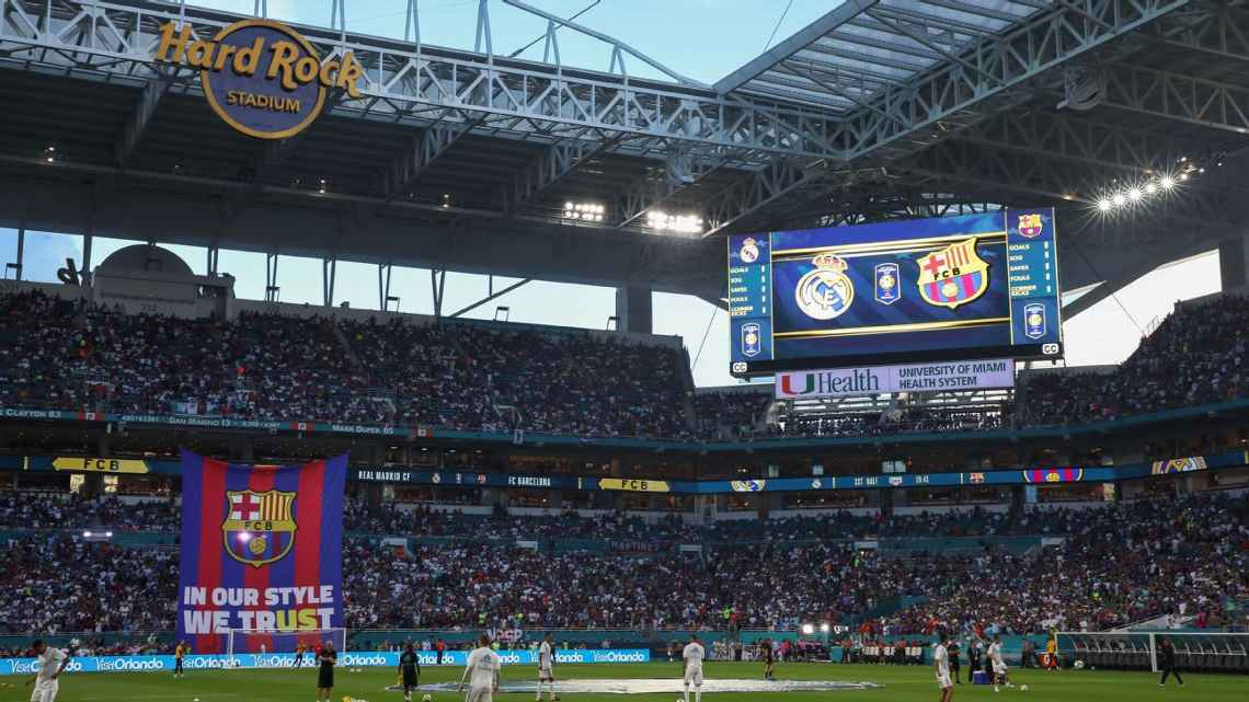 LaLiga Evalúa Retrasar Partido entre Barcelona y Atlético de Madrid en Miami