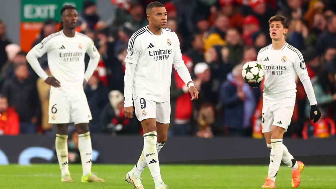 Mbappé falla penalti y Real Madrid se complica en la Champions League