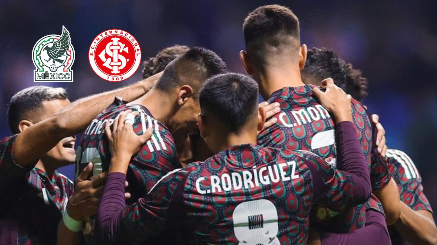 Selección Mexicana enfrentará al Inter de Porto Alegre en enero de 2025