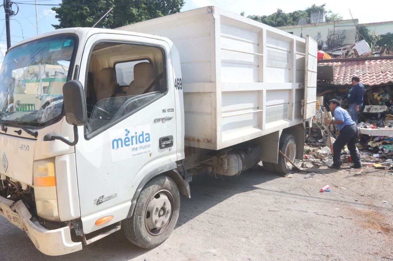 El Ayuntamiento de Mérida atiende acumulación de basura en Pacabtún