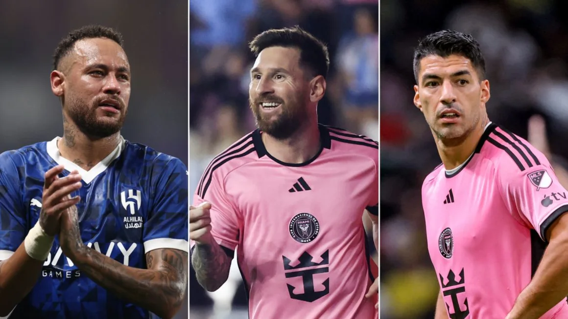 Neymar insinúa posible reunión con Messi y Suárez en Inter Miami