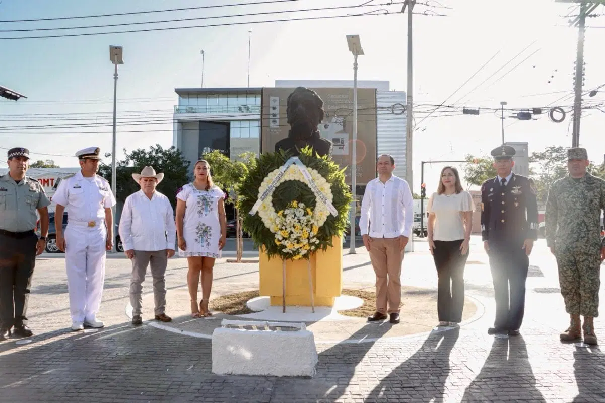 Mérida conmemora el 108 aniversario de la Constitución Mexicana