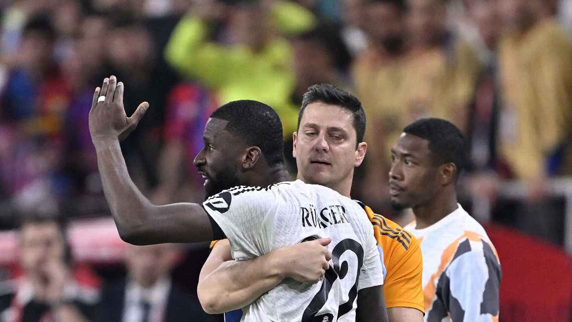 Antonio Rüdiger sancionado con seis partidos tras incidente en la final de la Copa del Rey