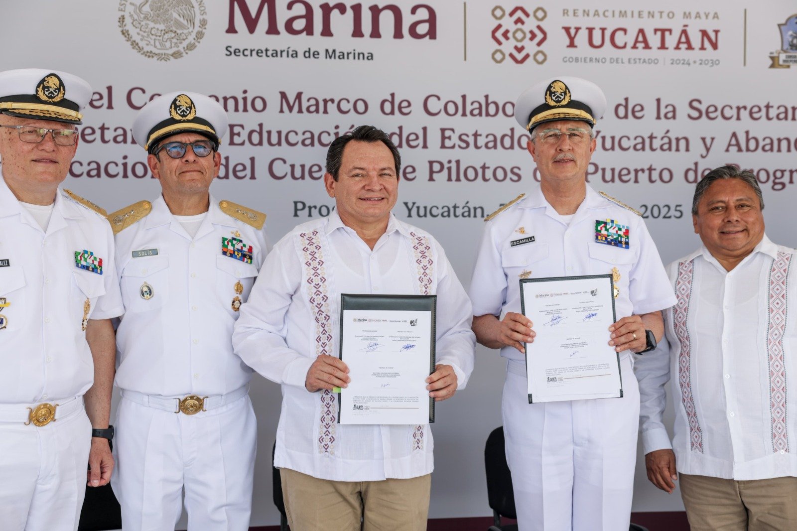 La Universidad del Mar será una realidad en Yucatán: SEGEY y SEMAR firman convenio histórico en Progreso