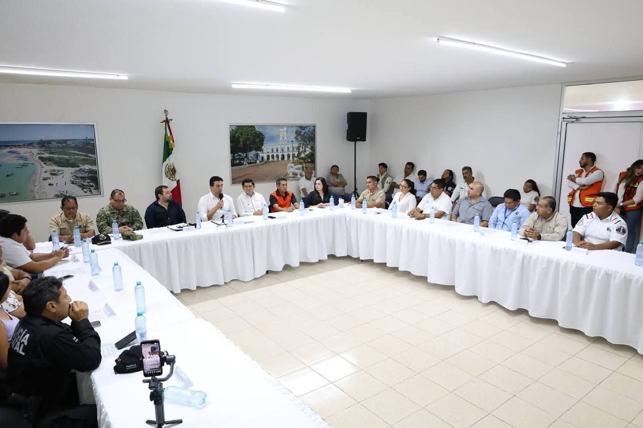 Erik Rihani refuerza prevención en Progreso ante temporada de ciclones