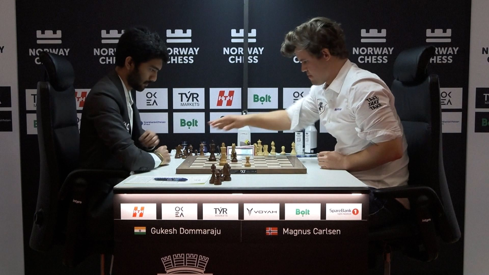 Golpe de realidad: Carlsen cede ante Gukesh en Norway Chess