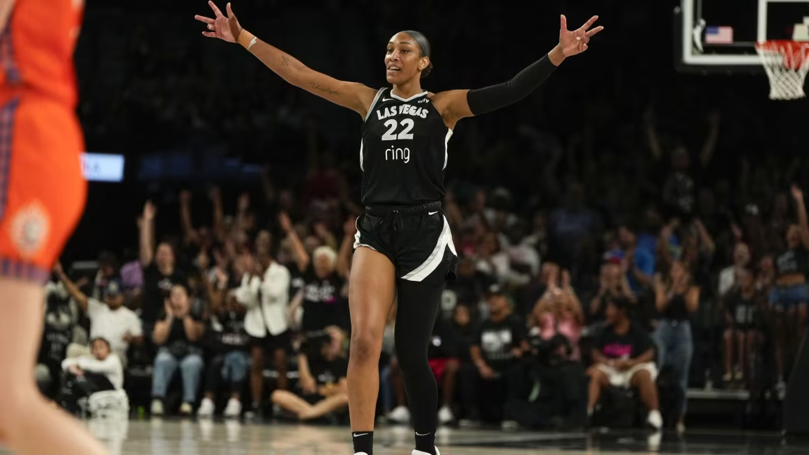 A'ja Wilson hace historia en la WNBA con un partido de 30 puntos y 20 rebotes
