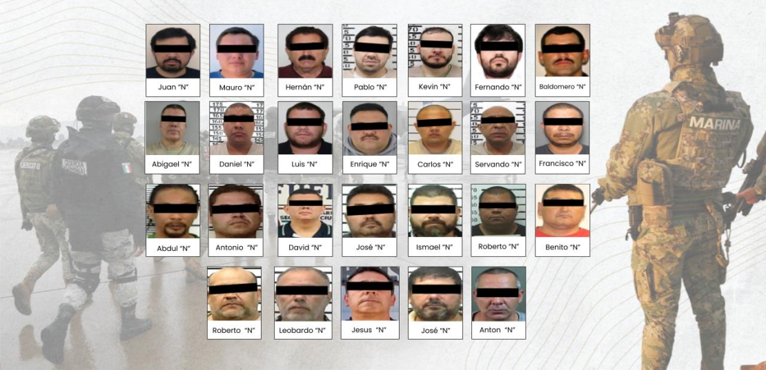 México y EE.UU. capturan a miembros de cárteles en operativo binacional