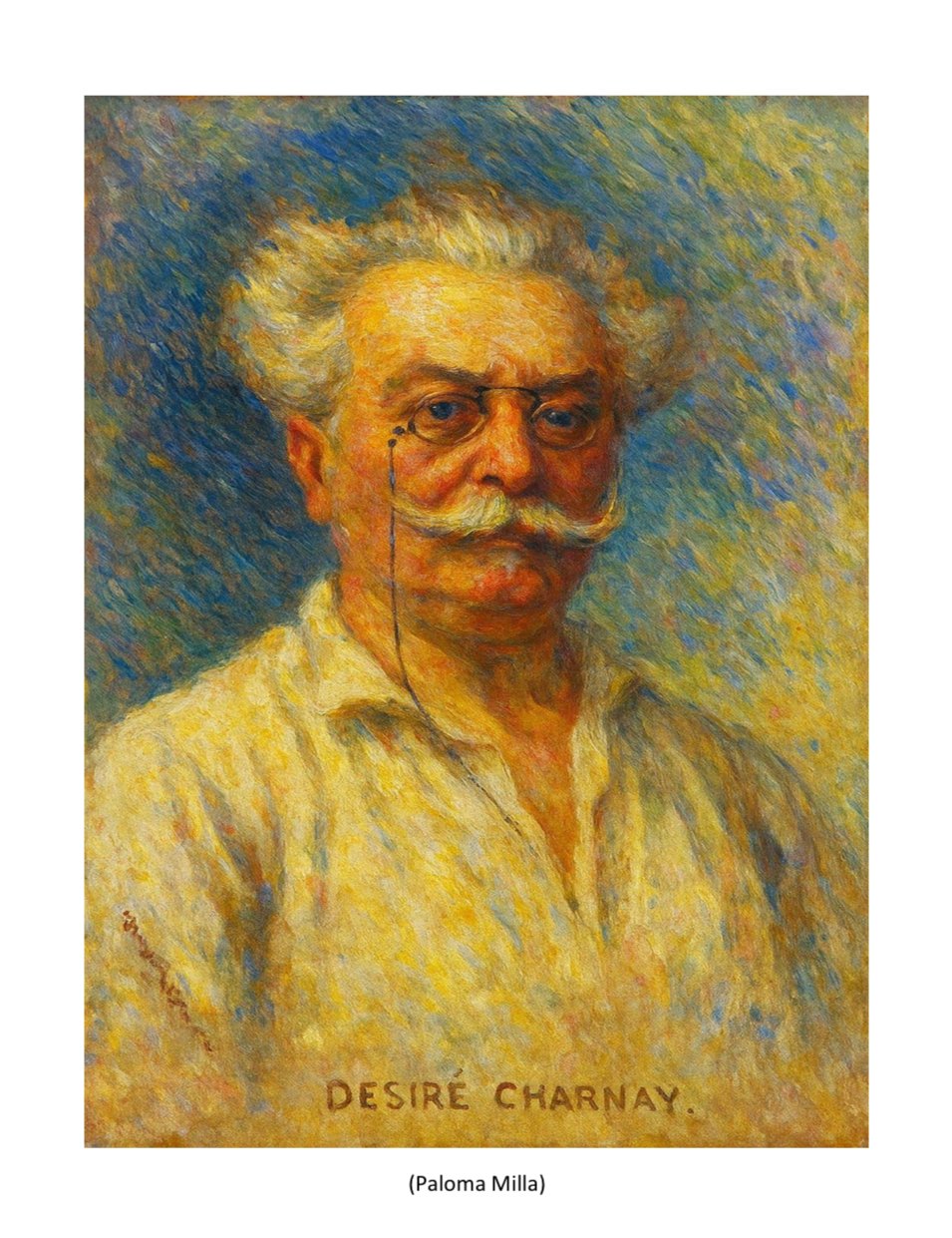 Desiré Charnay, Jaina y el manatí