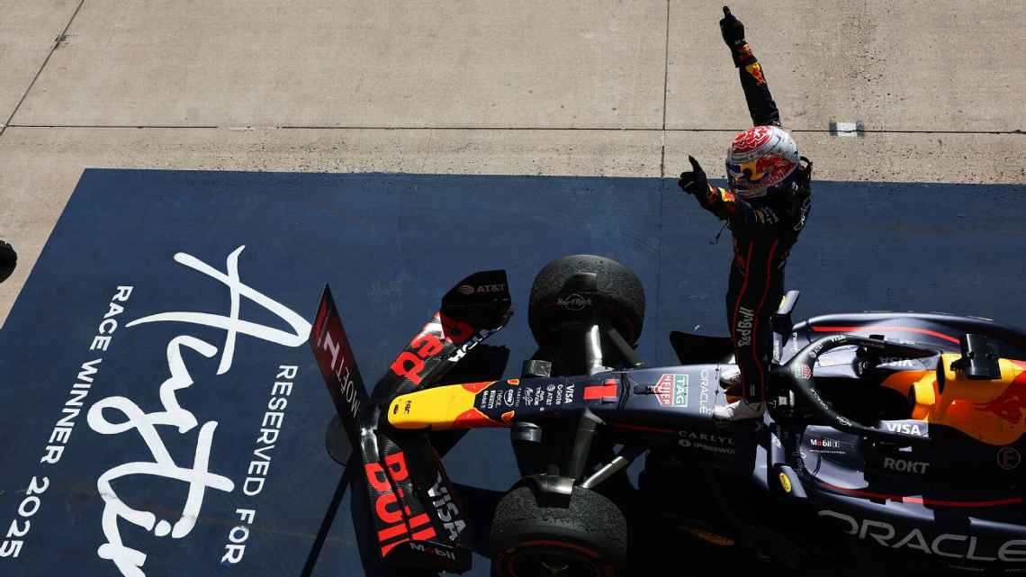 Max Verstappen conquista Austin y se acerca al liderato del campeonato de F1