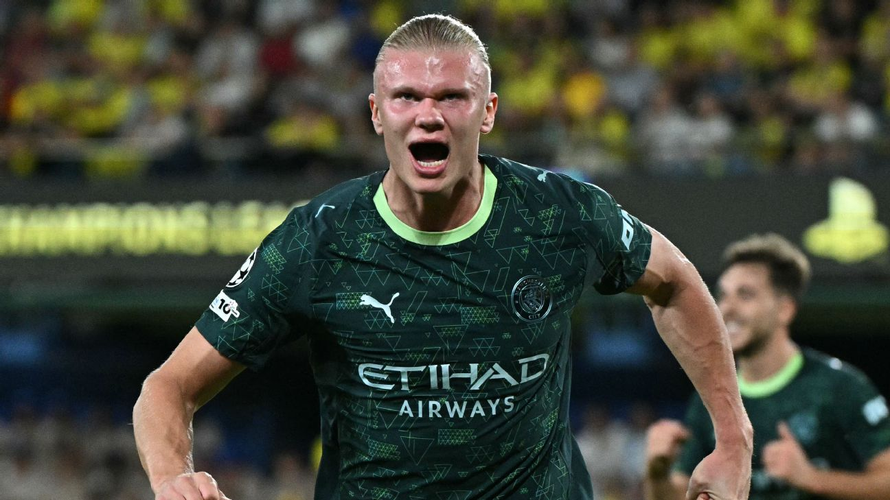 Erling Haaland rompe récords goleadores en el inicio de la temporada 2025/26
