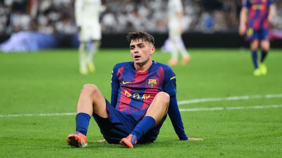 Pedri se lesiona y será baja tres semanas en el FC Barcelona