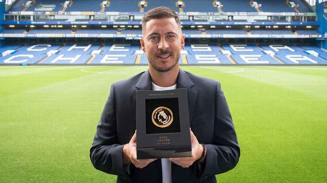 Eden Hazard entra al Salón de la Fama de la Premier League y hace historia