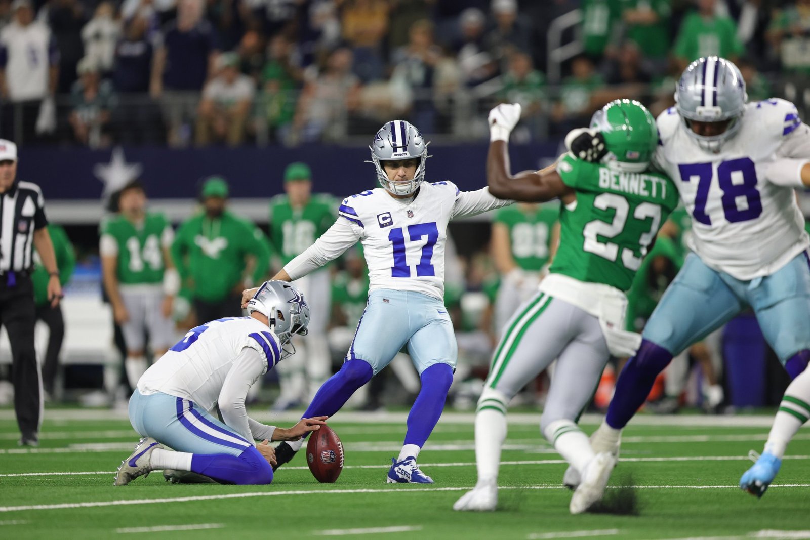 Cowboys remontan y vencen 24-21 a Eagles en un cierre dramático que sacude la NFC Este