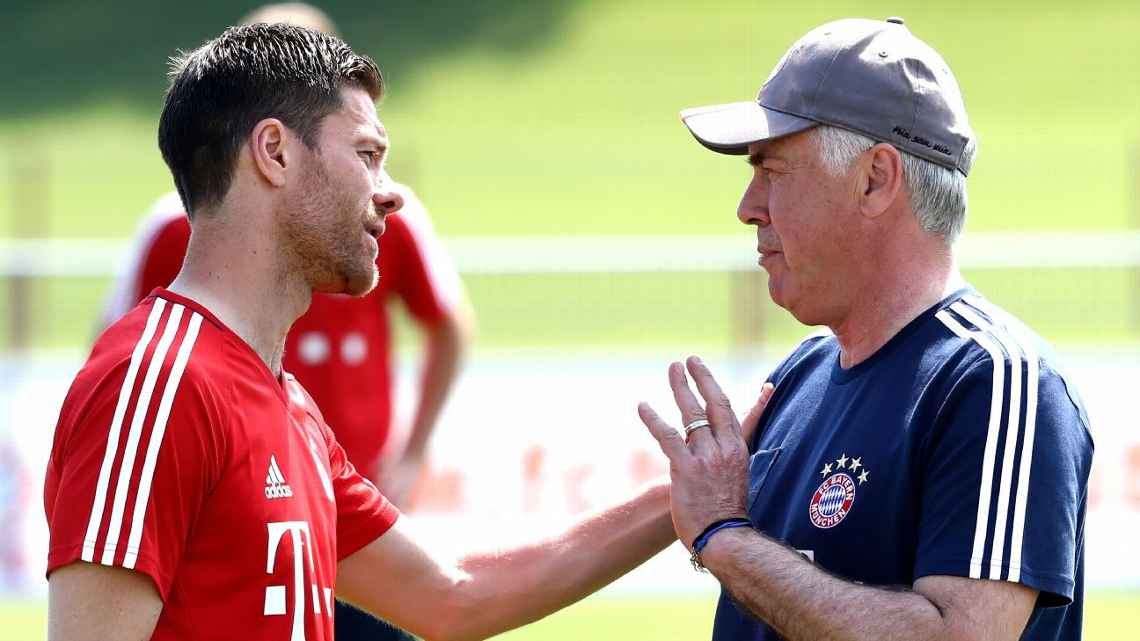 Ancelotti defiende a Xabi Alonso ante críticas por empate del Real Madrid