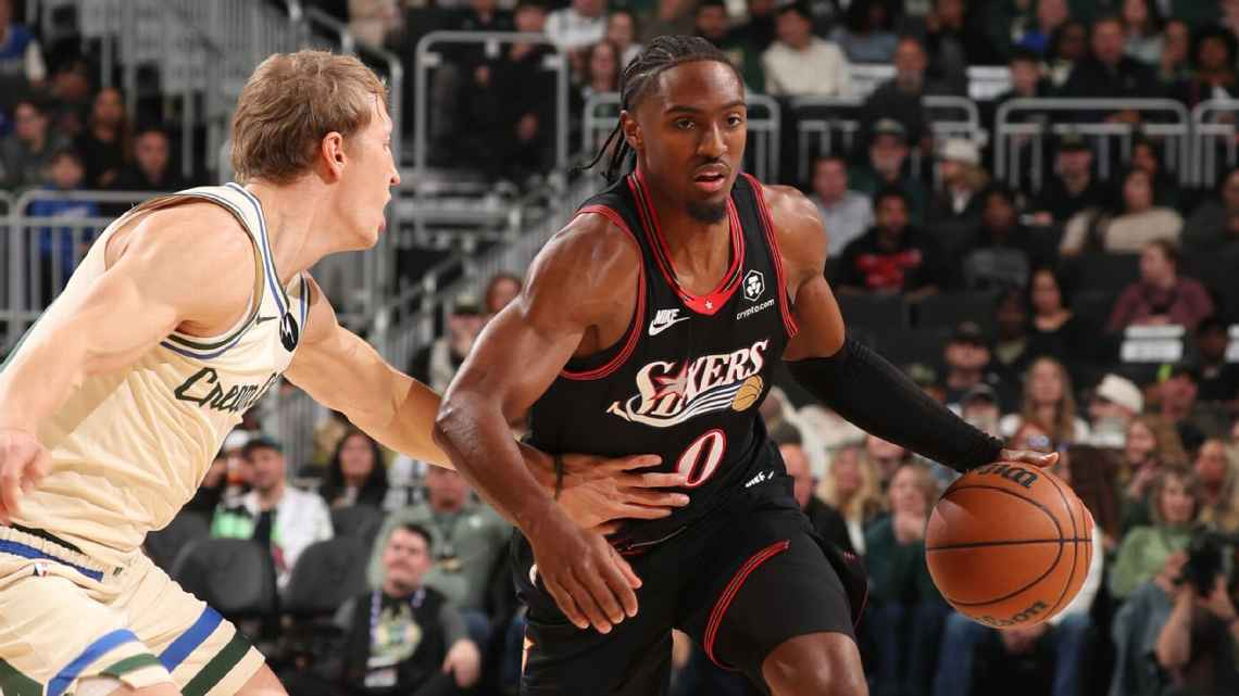 Tyrese Maxey anota 54 puntos y lidera a los 76ers en victoria sobre Bucks