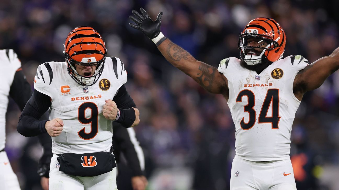 Joe Burrow brilla en su regreso y guía a Bengals a una contundente victoria sobre Ravens
