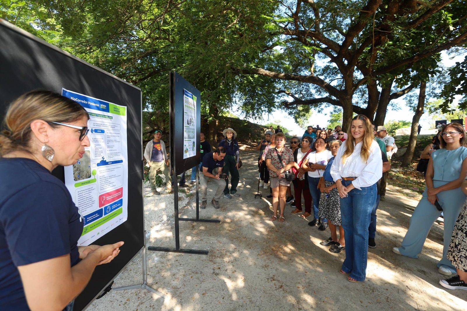 Inicia Cecilia Patrón la construcción del primer bio-corredor urbano en la historia de Mérida