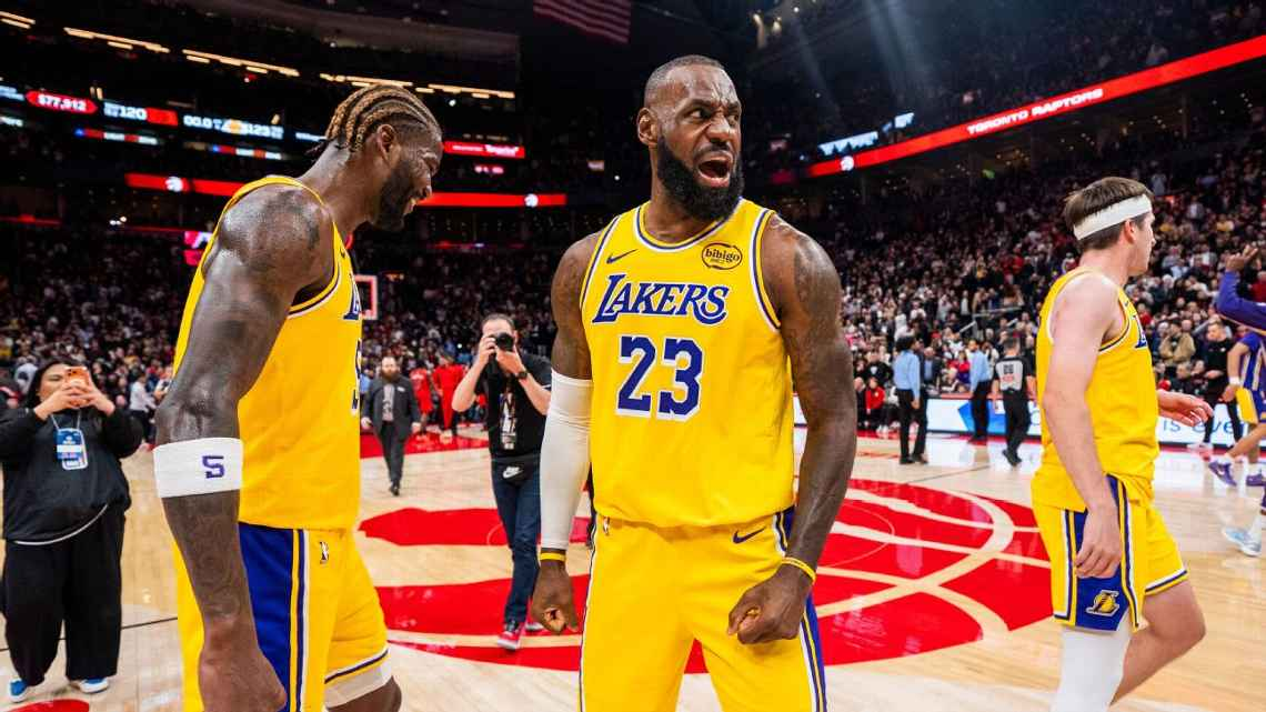 Los Lakers hacen historia con una victoria inesperada y el fin de la racha de LeBron James