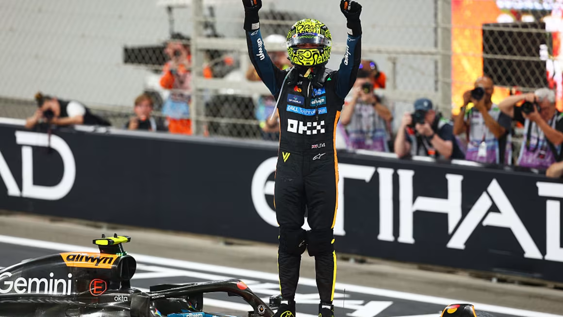 Lando Norris corona un año perfecto y se consagra campeón mundial de la F1 2025