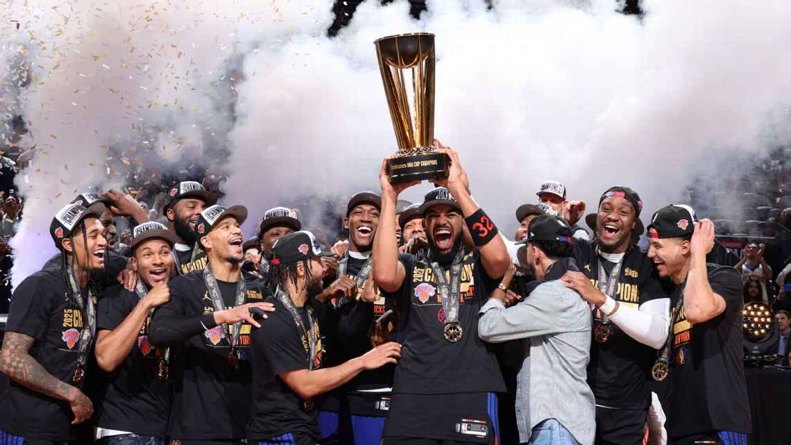 Knicks se coronan campeones de la NBA Cup 2025 tras vencer en la final