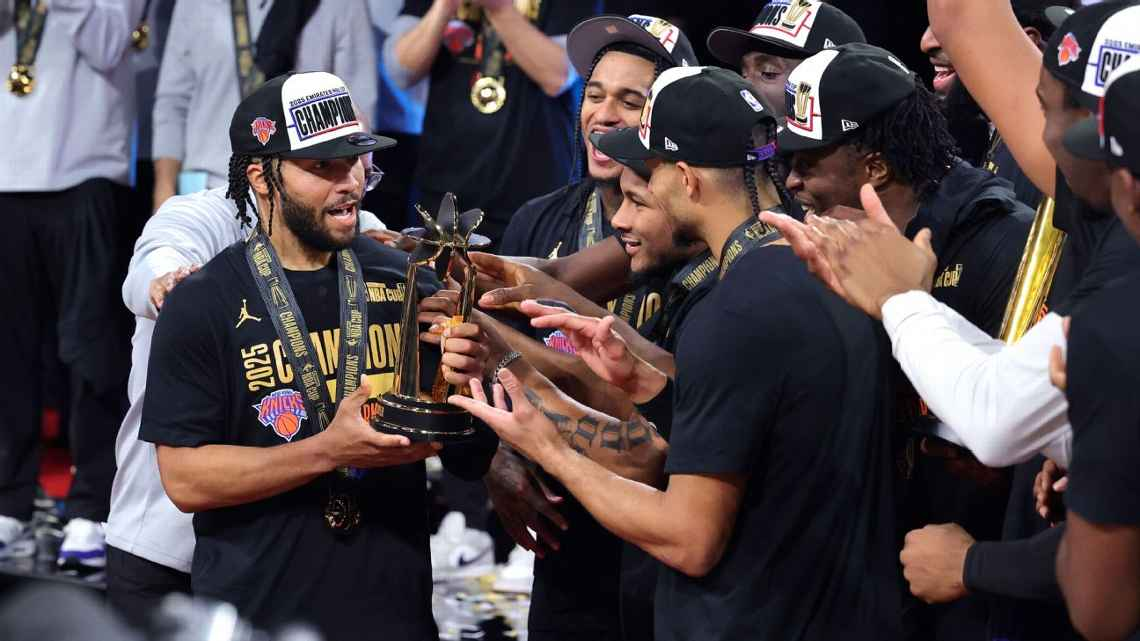 Jalen Brunson lidera a los Knicks al título de la NBA Cup 2025 y es nombrado MVP de la final