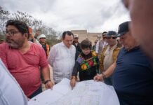 Gobernador Joaquín Díaz Mena y Sedatu supervisan avances del Programa de Vivienda para el Bienestar en Yucatán
