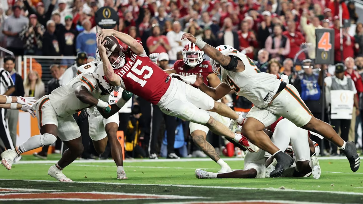 Indiana Hoosiers escribe historia con título nacional perfecto en el fútbol americano universitario