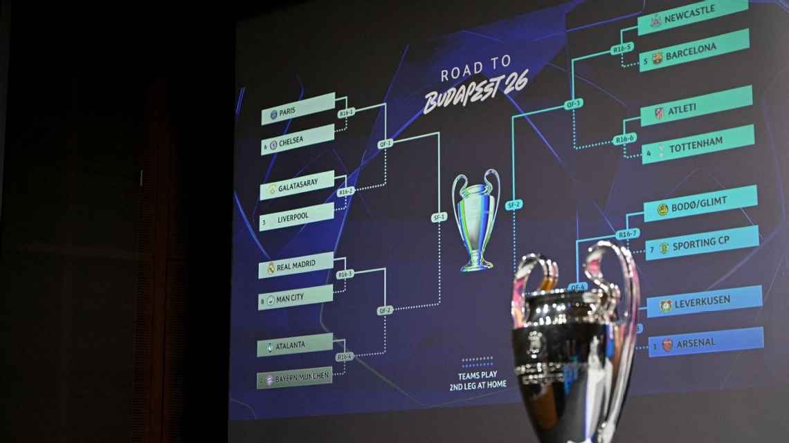 Cómo quedaron los cruces de octavos de final de la Champions League 2025/26 y cómo se jugarán