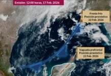 Nuevo frente frío llegará a Yucatán este 22 de febrero; prevén evento norte, lluvias y descenso de temperaturas: Procivy