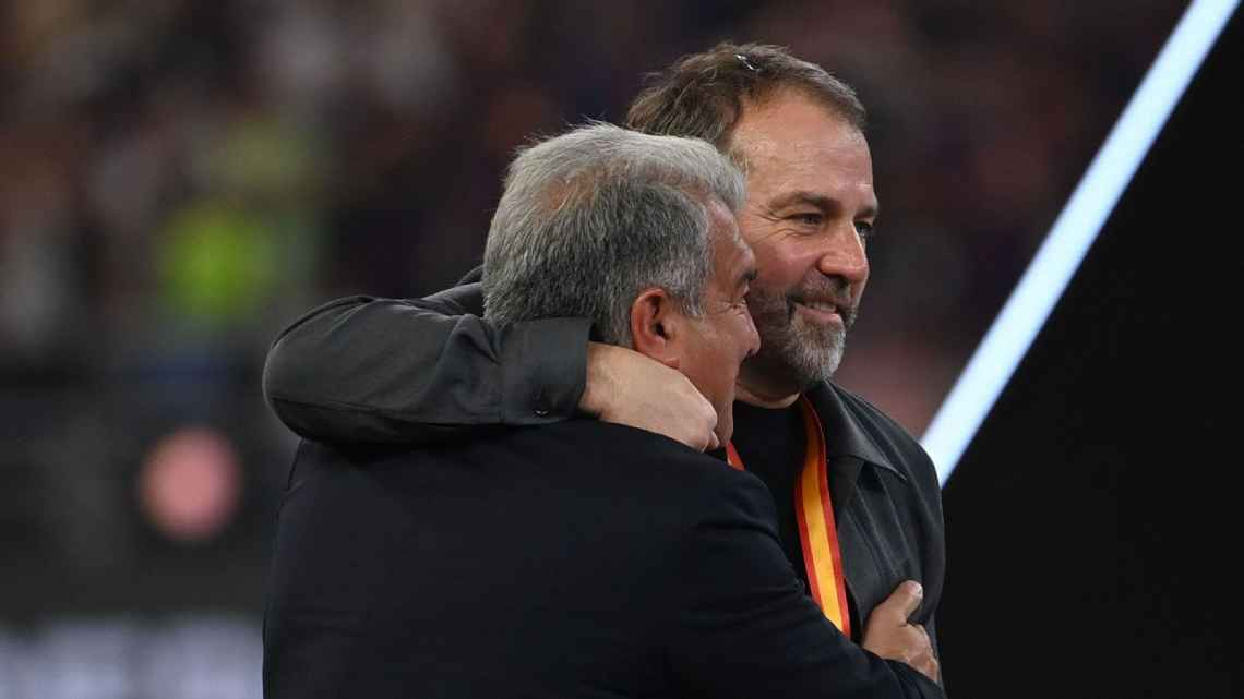 Laporta ofrece a Hansi Flick un contrato vitalicio si sigue al frente del Barcelona