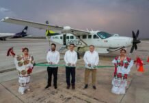 Retoma operaciones vuelo Villahermosa–Mérida de Aerus