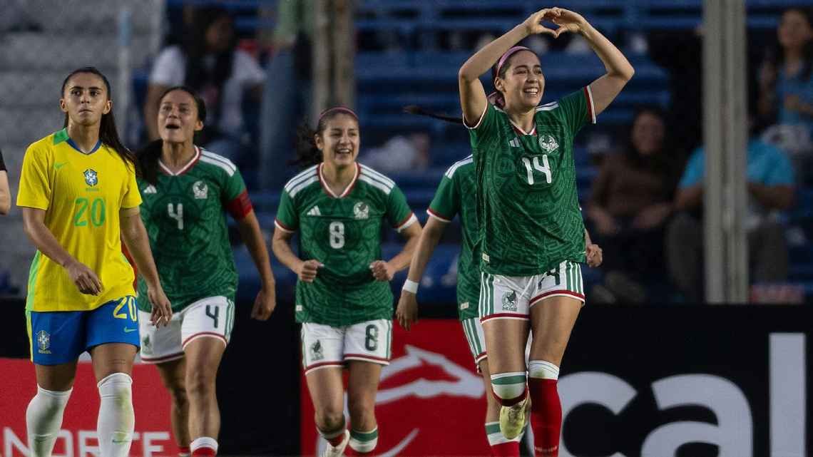 Selección Mexicana Femenil derrota 1-0 a Brasil en amistoso de Fecha FIFA