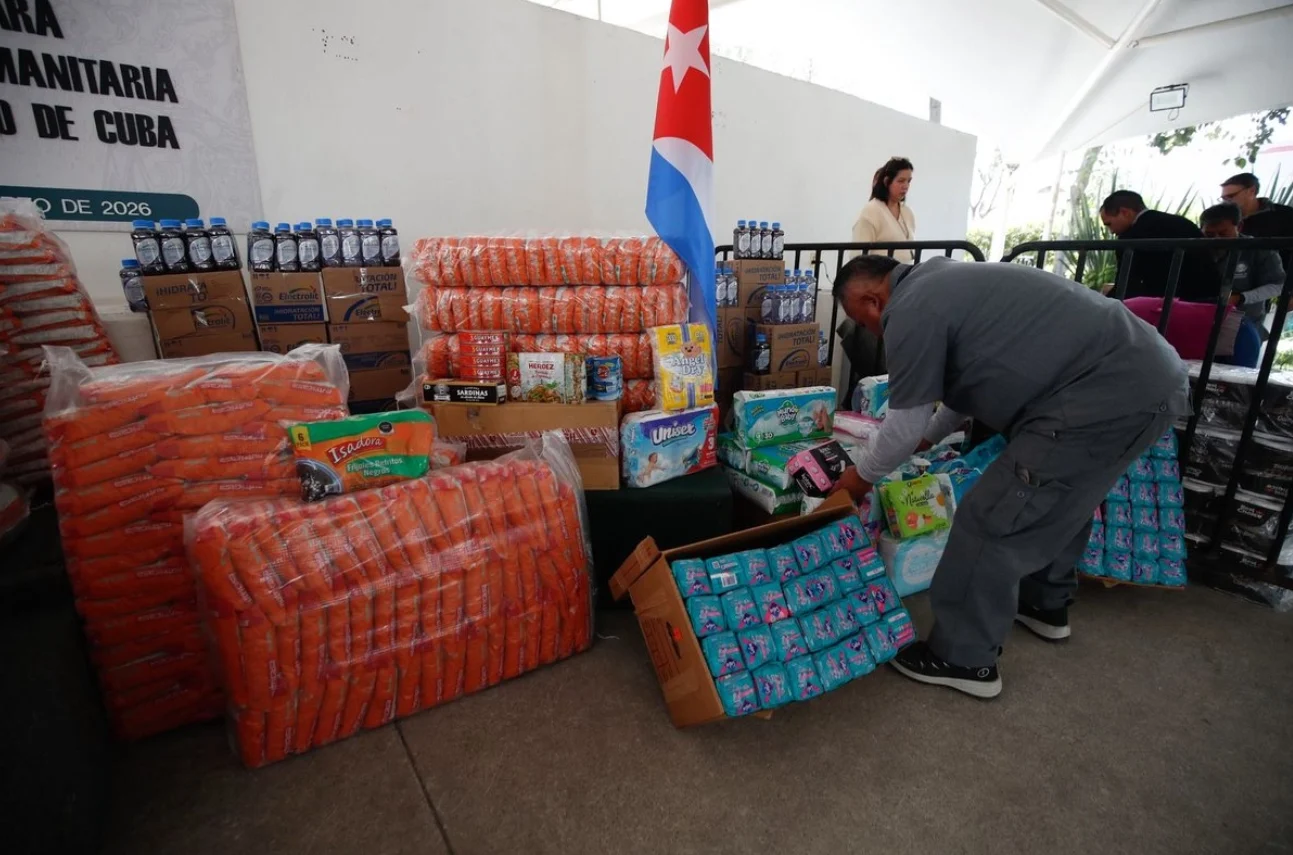 Realizan en Mérida colecta de víveres y artículos de primera necesidad para apoyar al pueblo de Cuba