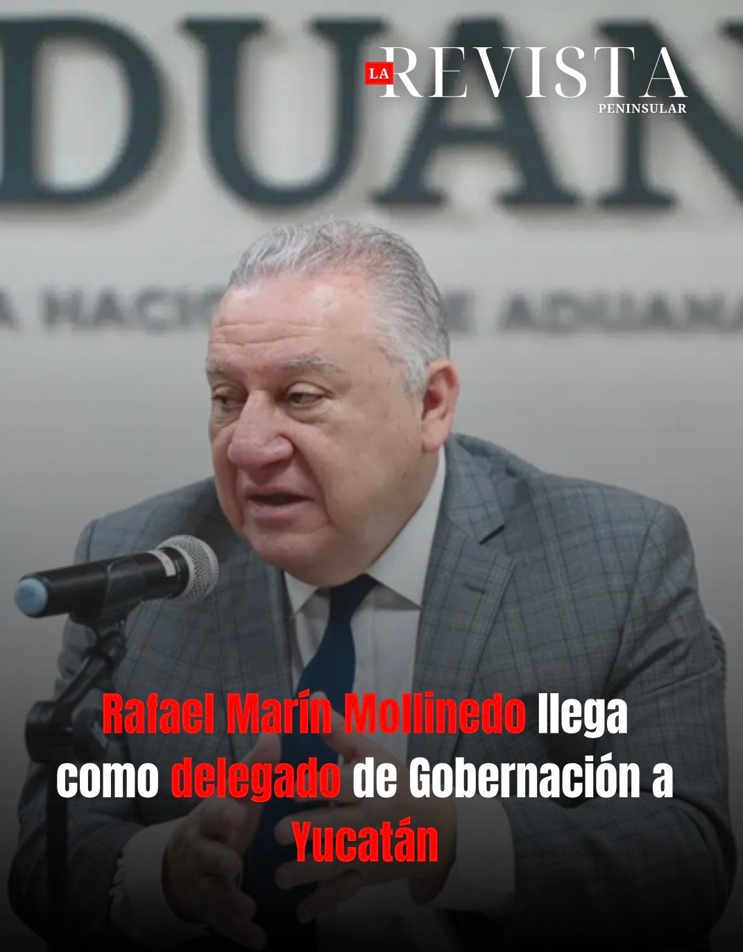 ¿Rafael Marín a la delegación de Gobernación en Yucatán?