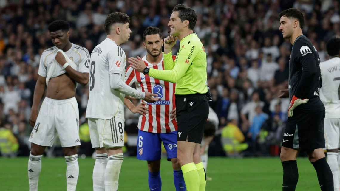 Valverde, expulsión y polémica: la explicación arbitral que divide al Real Madrid
