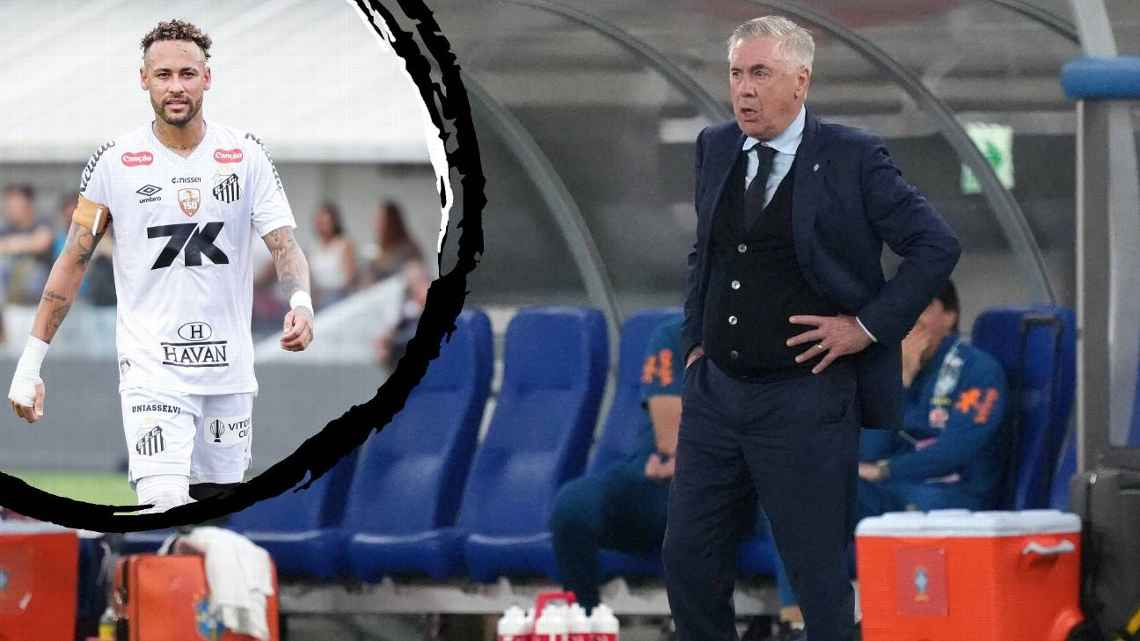 Ancelotti se pronuncia sobre la presión por Neymar: "Veo todo, pero mi papel es tomar decisiones"