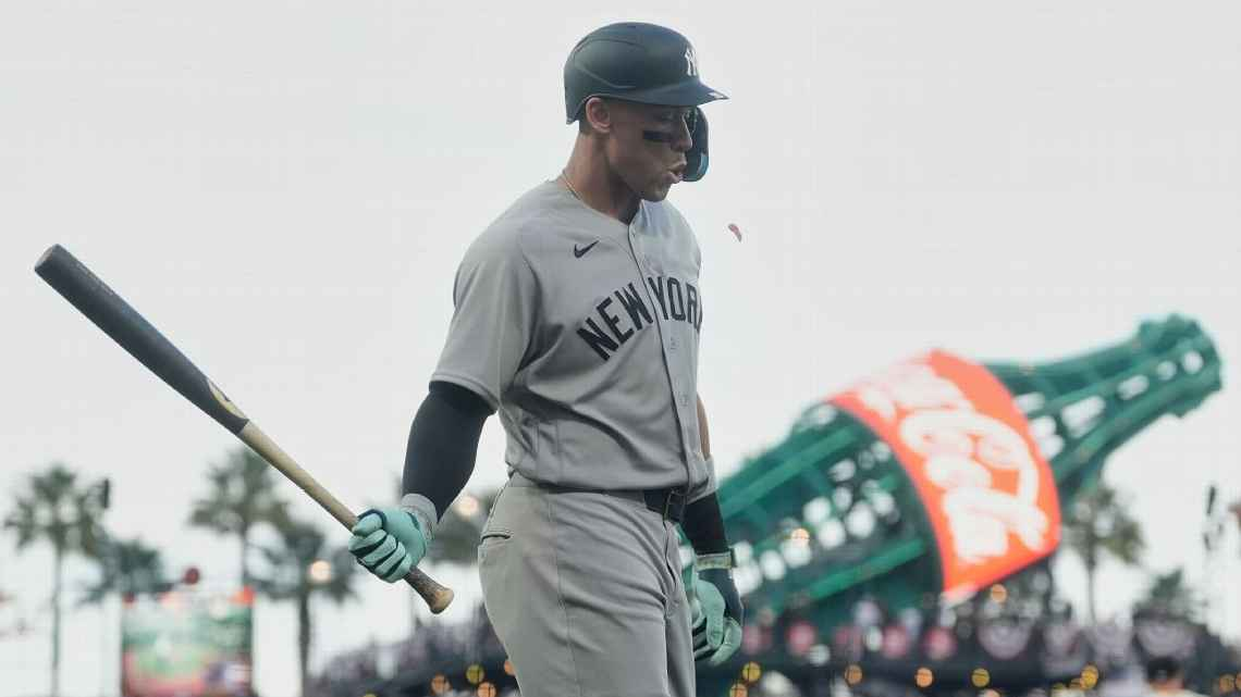 Aaron Judge rompe su racha histórica en el Opening Day 2026
