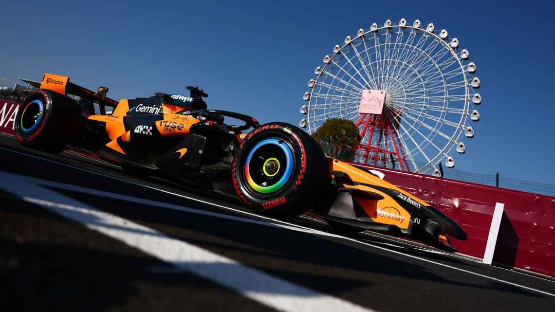 Piastri lidera en Japón y McLaren desafía a Mercedes; jornada crítica para Checo Pérez