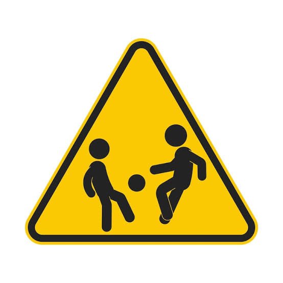 PRECAUCIÓN,NIÑOS JUGANDO
