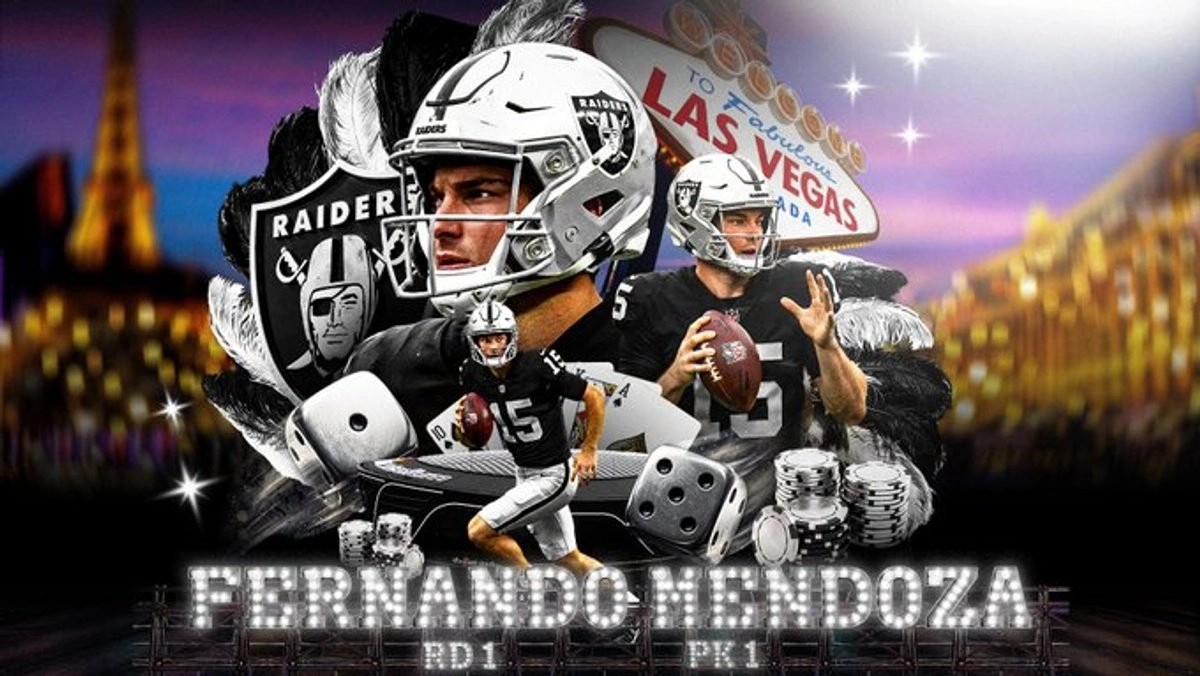 Fernando Mendoza, la joya latina del NFL Draft 2026, inicia nueva era con los Raiders bajo la tutela de Tom Brady