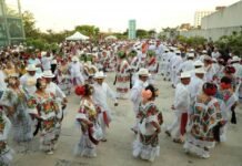 Más de mil 800 jaraneros celebran el Día Internacional de la Danza en el Gran Museo del Mundo Maya