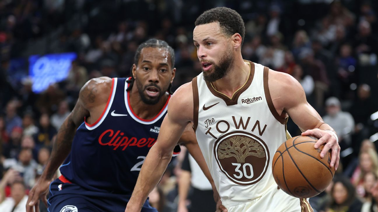 Stephen Curry y Warriors luchan con restricciones de minutos en crucial 'play-in' ante Clippers