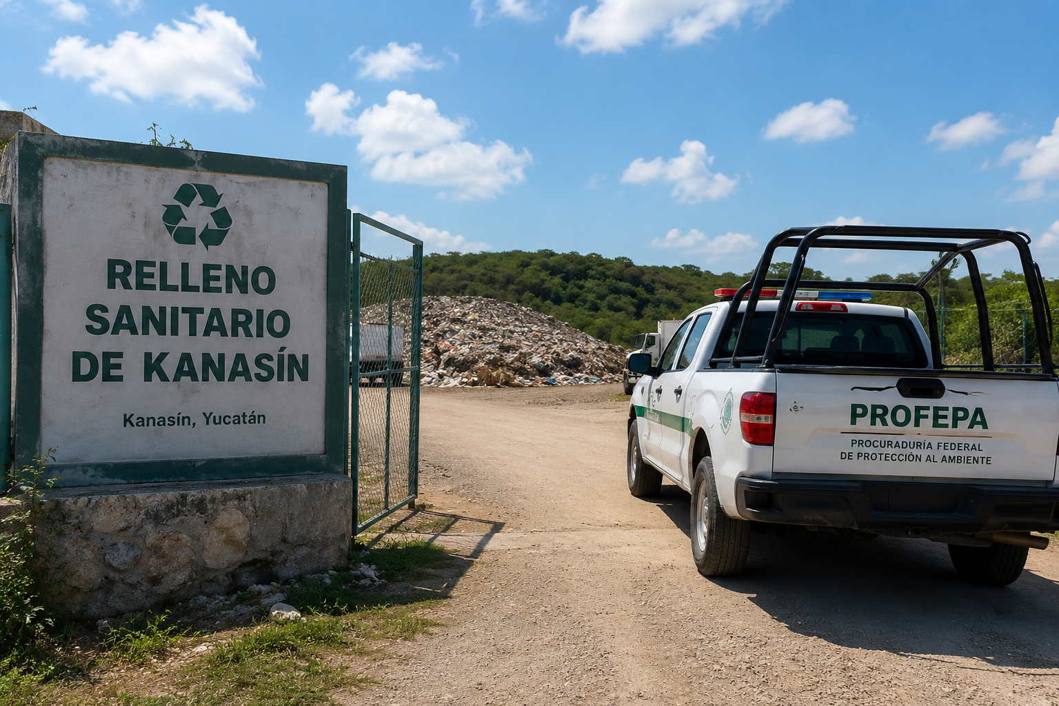 Profepa retira clausura al relleno sanitario de Kanasín tras trabajos de regularización