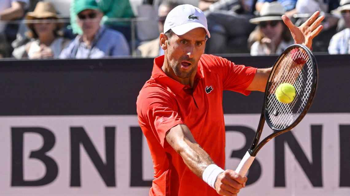 Roma Open 2026: Sinner lidera un cuadro marcado por el regreso de Djokovic y la ausencia de Alcaraz