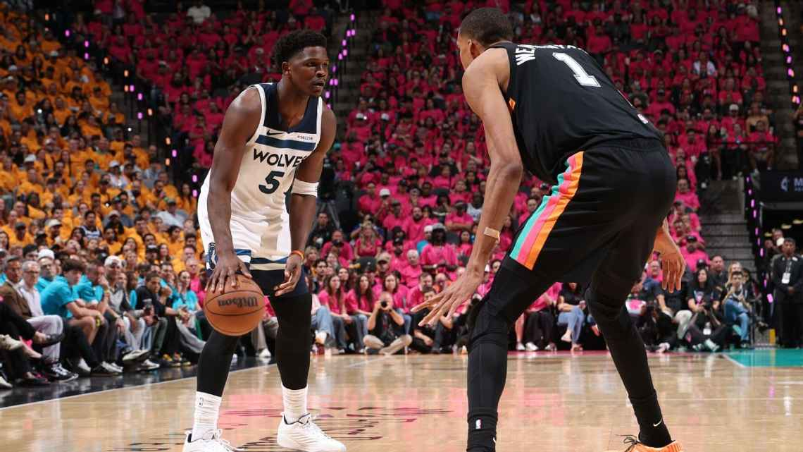Anthony Edwards regresa y lidera triunfo de Timberwolves pese a récord histórico de Wembanyama